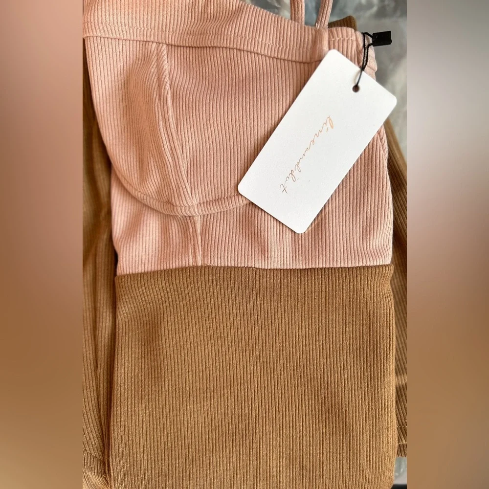 Line & Dot Maggie Bodycon Bustier Midi Dress Size Medium - Picture 4 of 8